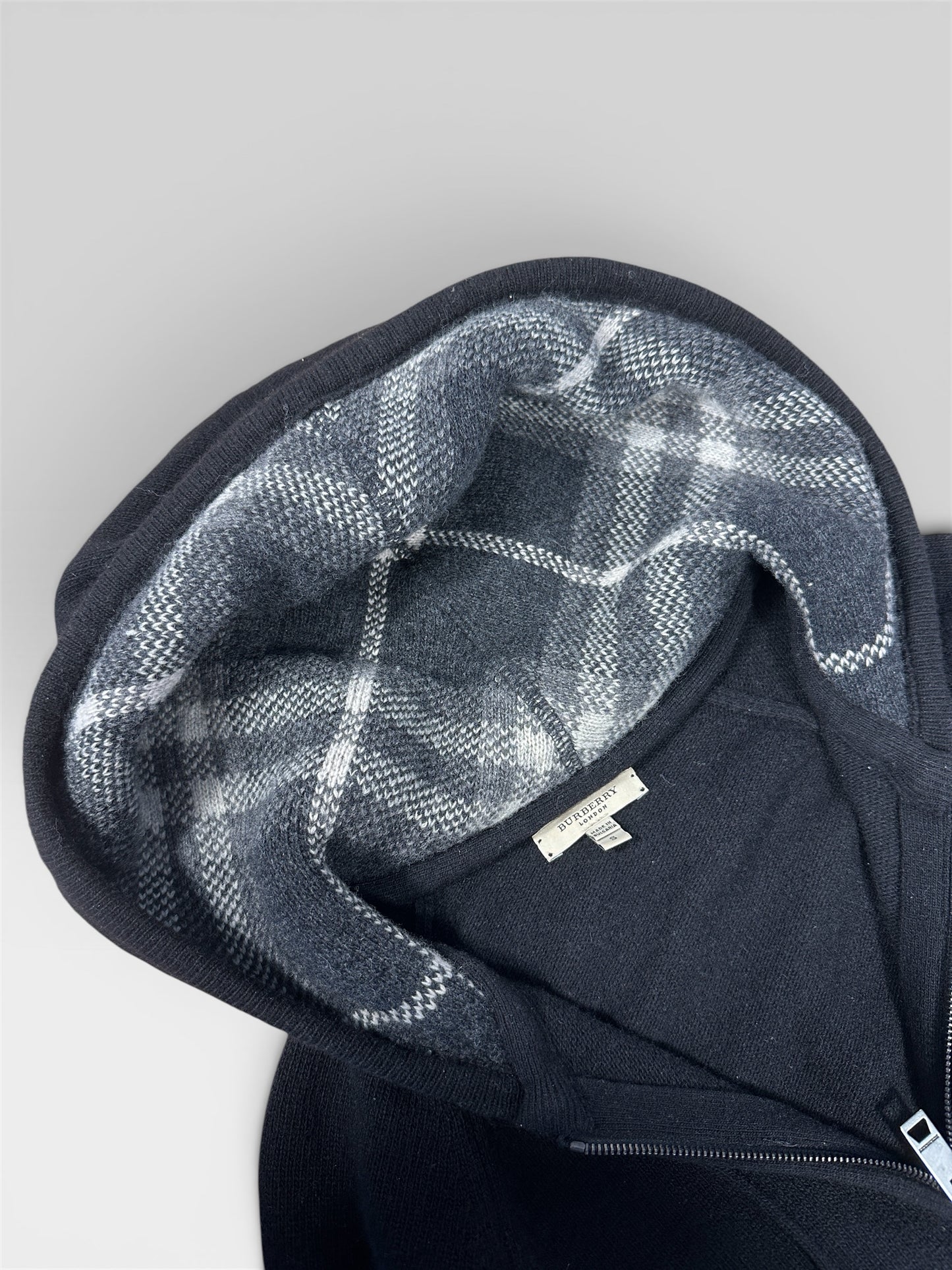 Burberry Wool Zip Hoodie